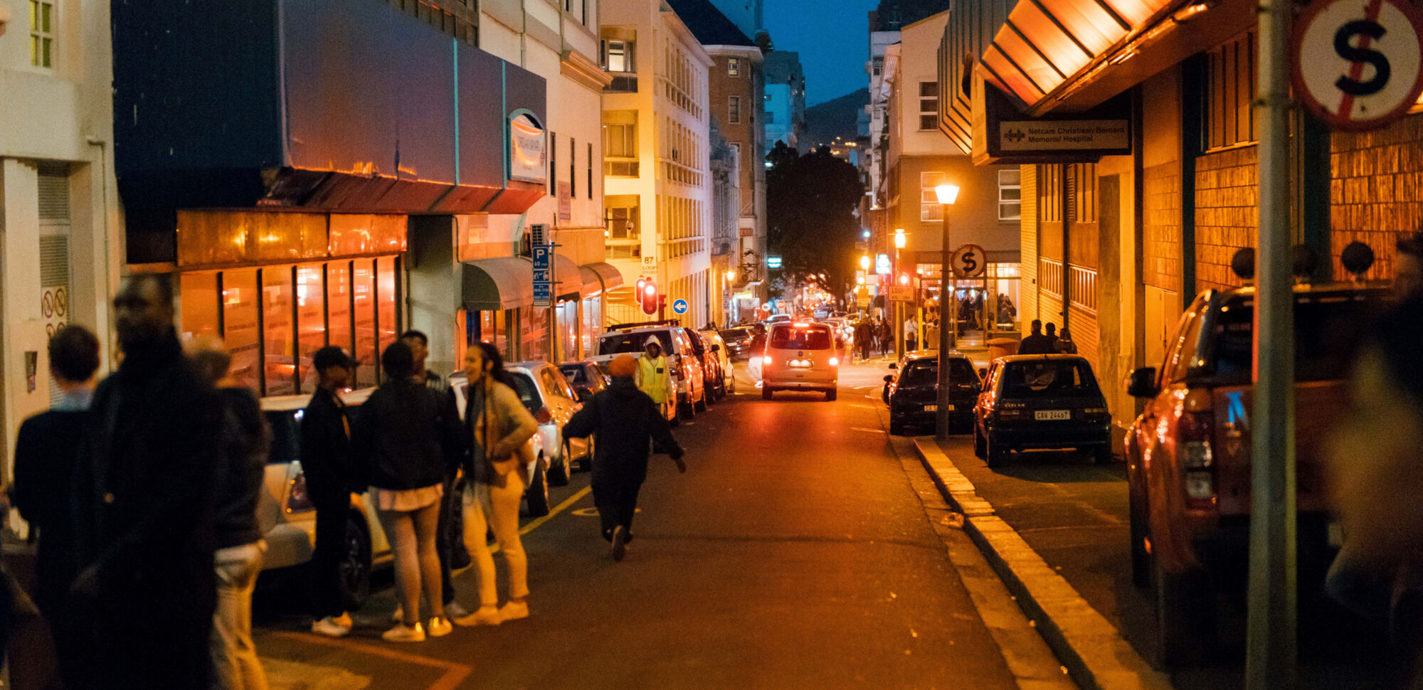 The city alight for First Thursdays