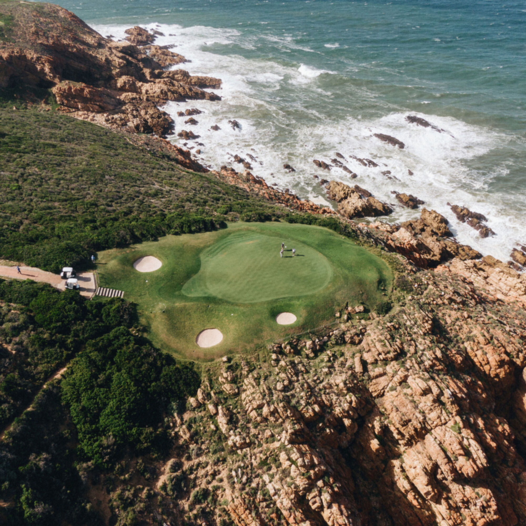 Golfing at Pinnacle Point
